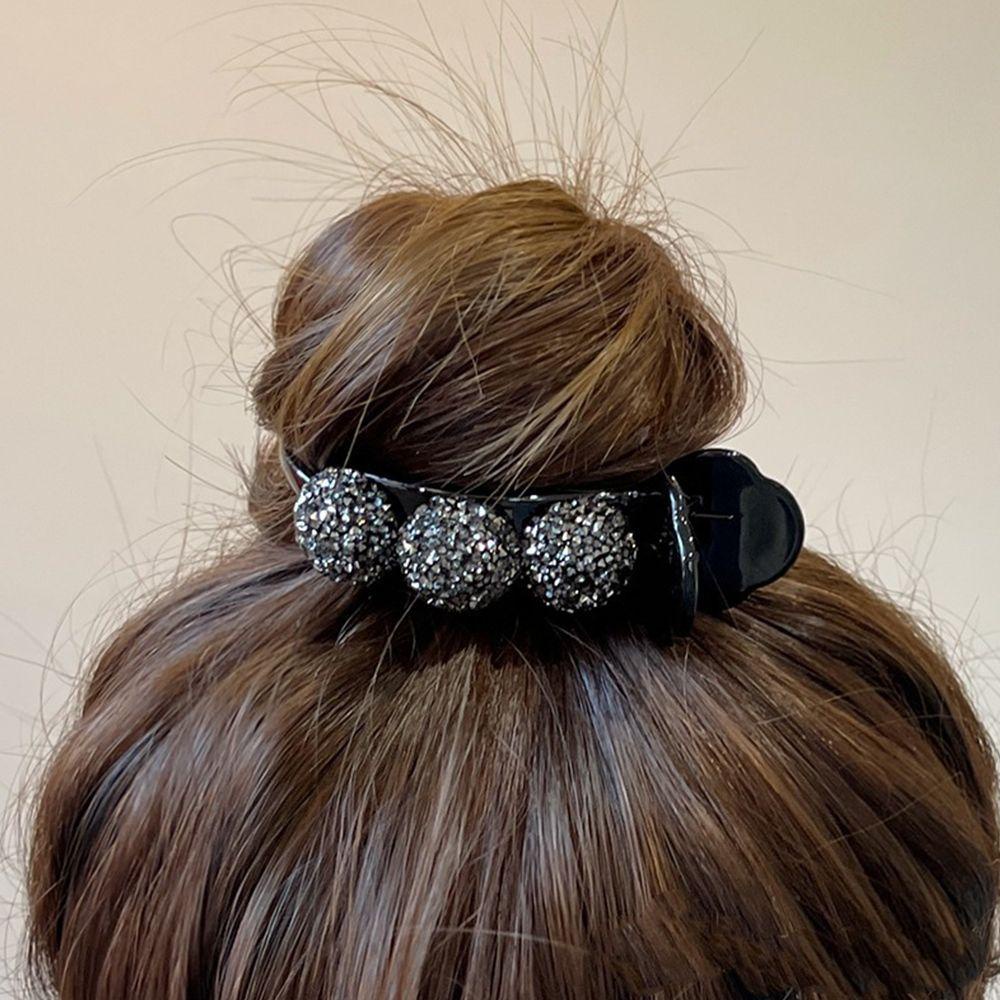 Kẹp Tóc Càng Cua Bằng Nhựa Màu Ngà Thời Trang Cho Nữ