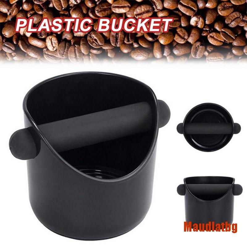 MAtbg Espresso Knock Box Shock-Absorbent Coffee Knock Box Container Grind Dump Bi
