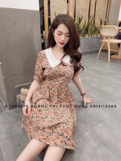 VÁY HOA NHÍ CHẤT ĐŨI LỤA
