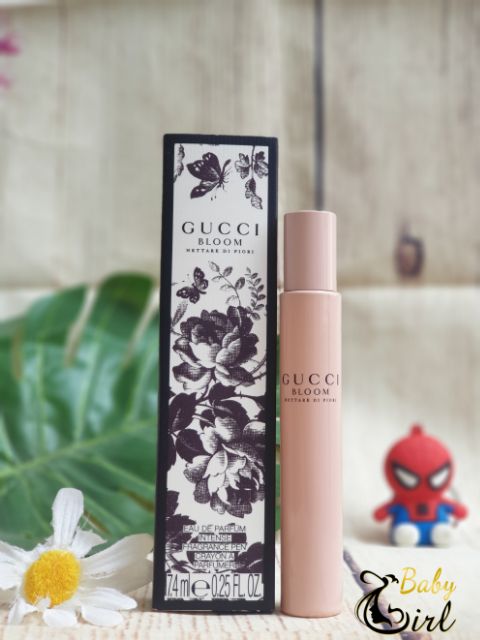 [Dạng Lăn] Nước Hoa Mini Nữ Gucci Bloom đen 7.4ml . [New Hot]