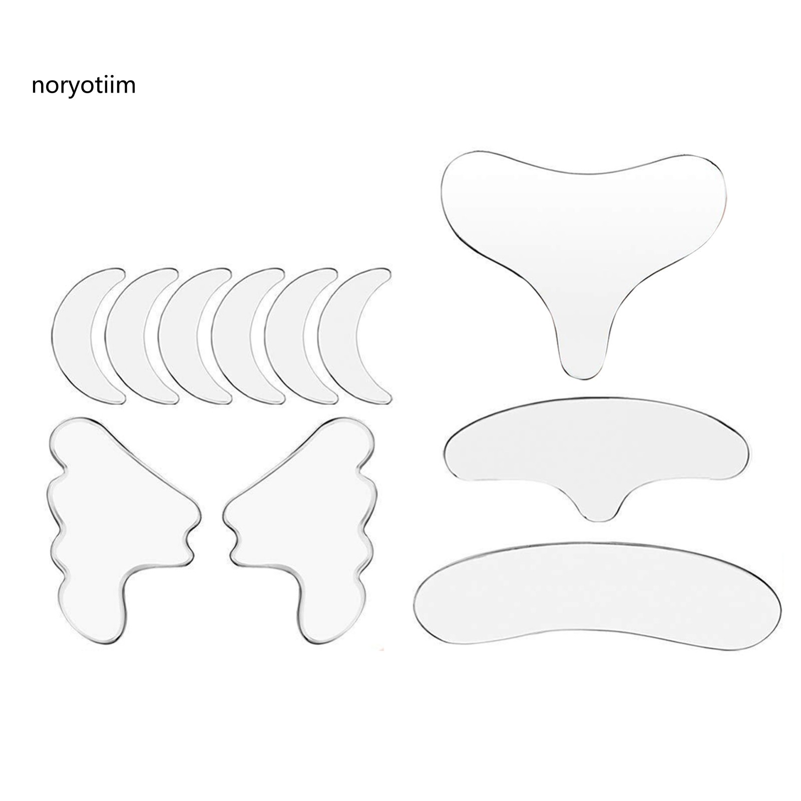 noryotiim Health  Beauty Reusable Skin Patches Wrinkle Removal Stickers Rejuvenates skin for Face