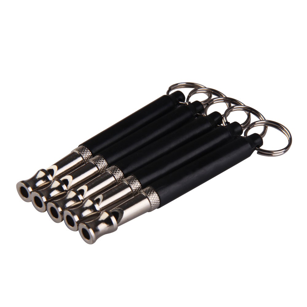 Bggoodidea 90mm Pet Dog Training Adjustable Whistle Pitch UltraSonic Sound Black