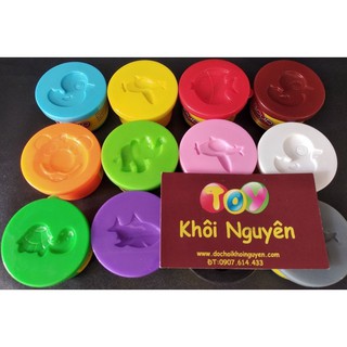 BỘ 12 HŨ ĐẤT SÉT NẶN HÌNH COLOUR DOUGH