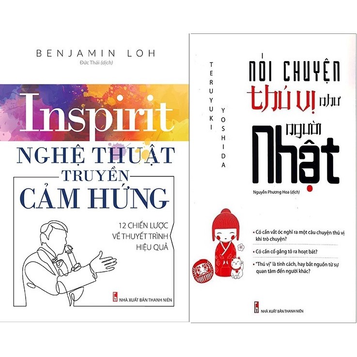 Sách xịn - Combo Nghệ Thuật Truyền Cảm Hứng + Nói Chuyện Thú Vị Như Người Nhật - Nhiều Tác Giả