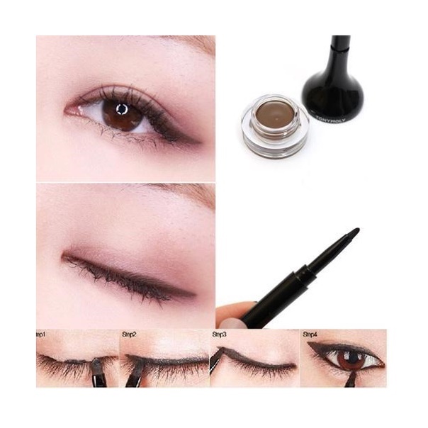 Gel kẻ mắt cao cấp chống lem, chống trôi Tonymoly Backstage Gel Eyeliner 4g