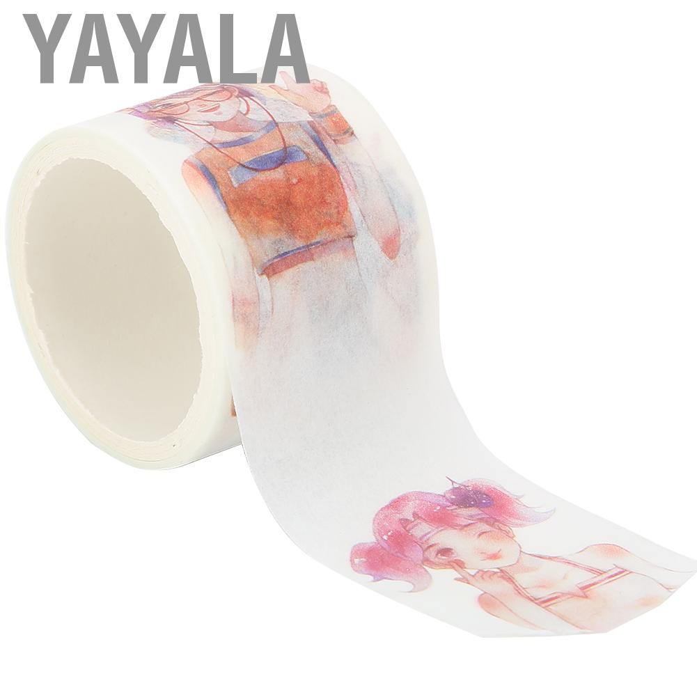 Băng Dính Washi Tape Nhiều Màu Sắc Dùng Trang Trí Sổ Tay Diy