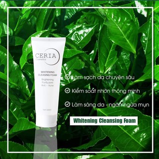 Sữa rửa mặt trắng da - ngừa mụn Ceria Cosmetics