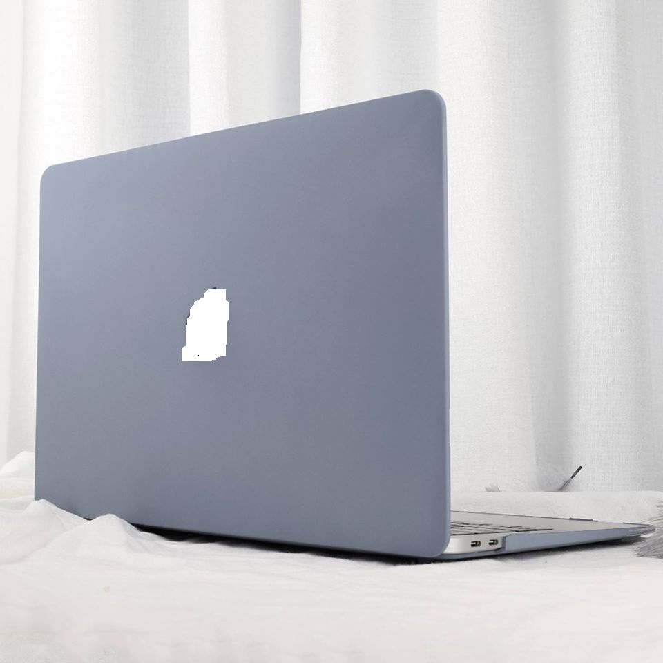 Case ,Ốp Mácbook Màu Xám Đủ Dòng (Tặng Kèm Nút Chống Bụi + Chống gãy đầu dây sạc )