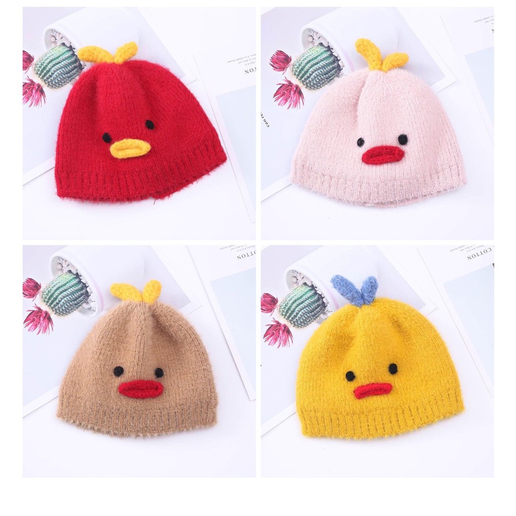 Bee - Mũ len mặt con vịt con