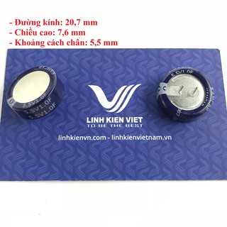Siêu tụ điện 1F 5.5V dạng nằm - X4H9