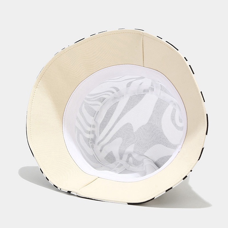 Nón Vành Họa Tiết Sọc Ngựa Vằn Thời Trang Unisex