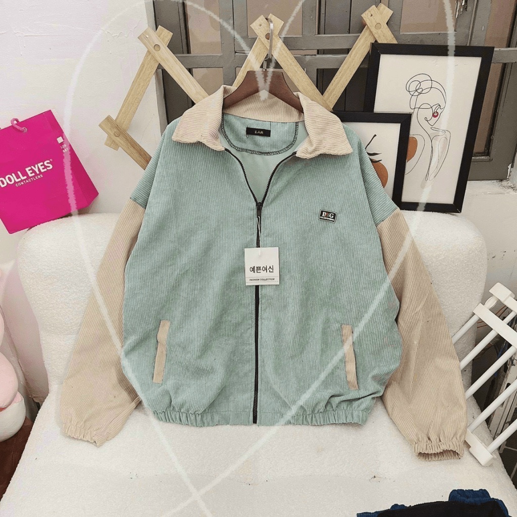 (HCM) ÁO KHOÁC NHUNG CỔ BẺ THỜI TRANG NỮ SIÊU XINH - THỜI TRANG XỊN XÒ , TON DÁNG HOTTREND CHO CÁC BẠN TRẺ KM FASHION