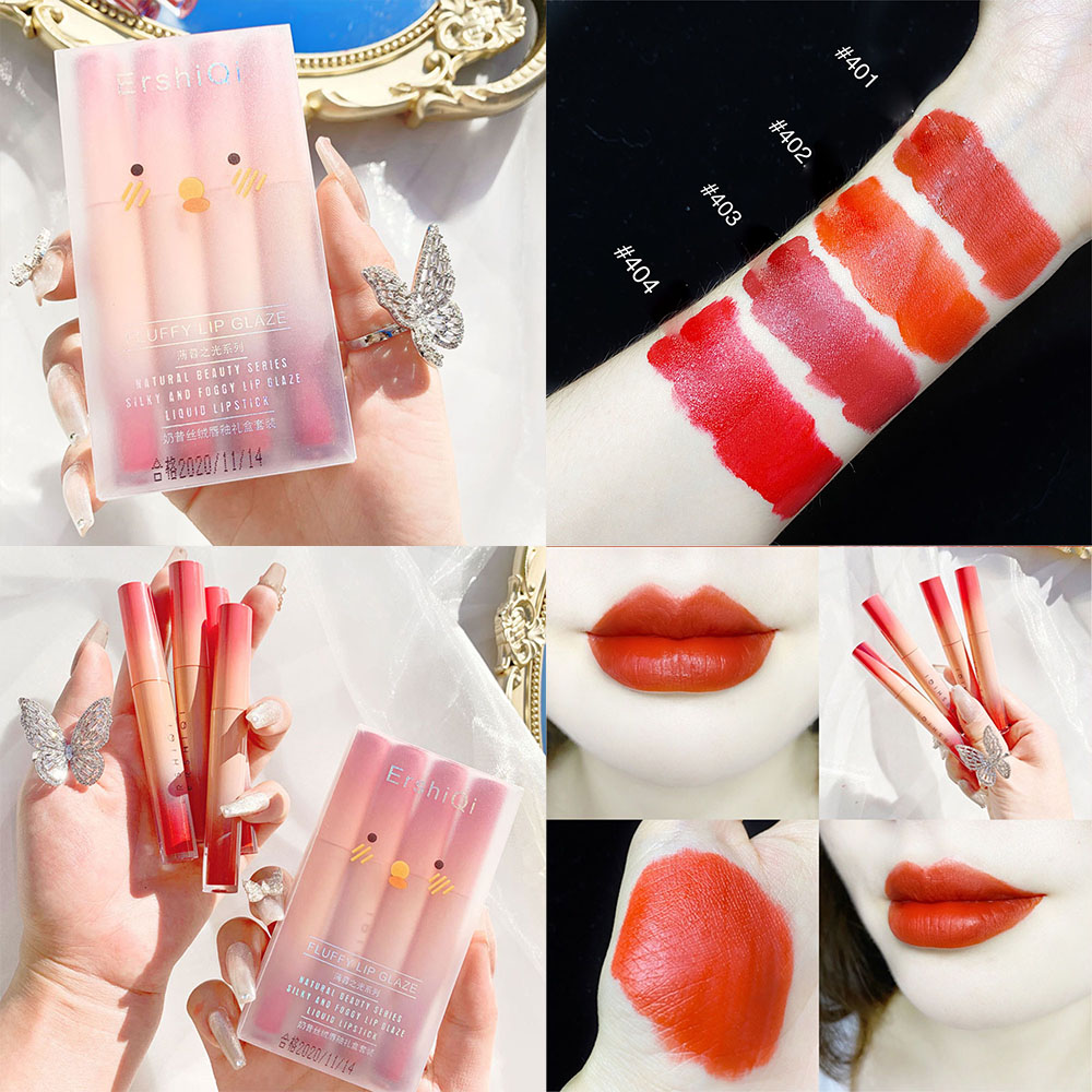 (Hàng Mới Về) Set 4 Son Môi Không Phai Chống Dính Cốc Dành Cho Học Sinh | BigBuy360 - bigbuy360.vn