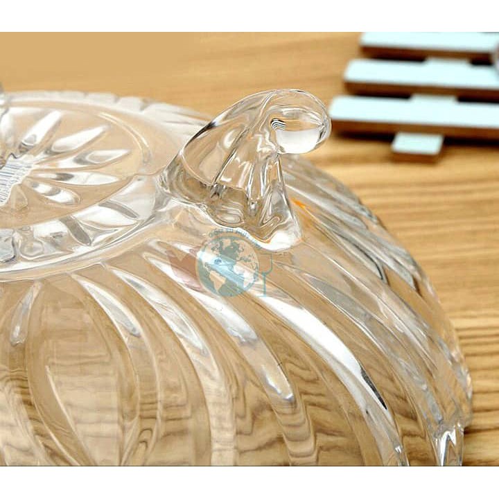 DĨA TRÁI CÂY THỦY TINH 3 CHÂN - KHAY ĐỰNG HOA QUẢ | BigBuy360 - bigbuy360.vn