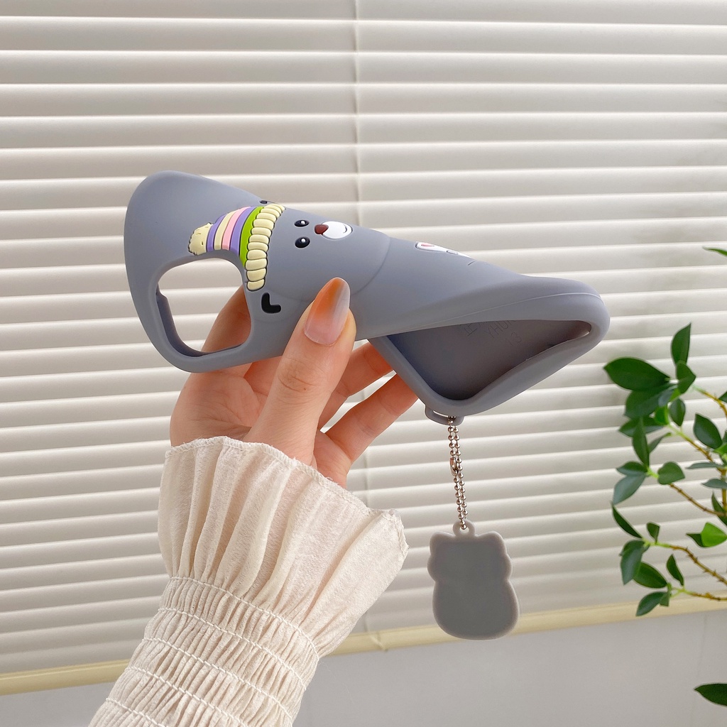 Ốp Điện Thoại Silicon Mềm Chống Sốc Họa Tiết Hoạt Hình Nhiều Màu Cho iPhone 6 7 8Plus X XSMAX XR 11 12 13promax Plus