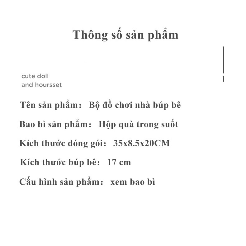 Bộ Hộp Quà Búp bê xinh xắn cho bé với nhiều chủ đề shop thú cưng mua sắm thời trang dạo phố xe đạp cho trẻ trên 3 tuổi