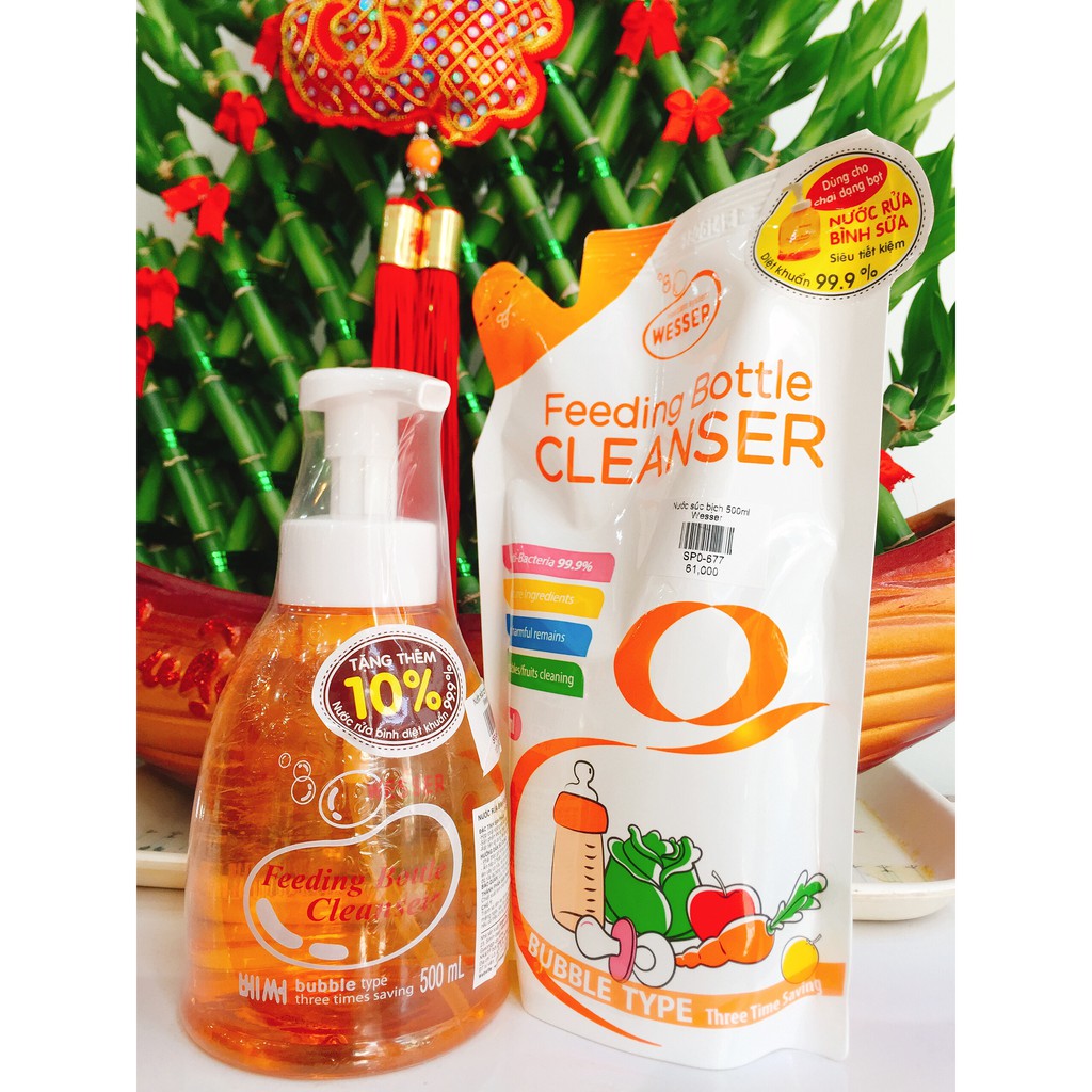 Nước rửa bình Wesser