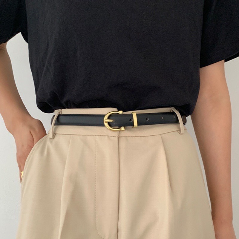 Thắt lưng nữ,dây nịt da khóa kim loại cao cấp phong cách trẻ trung thanh lịch mã TL01