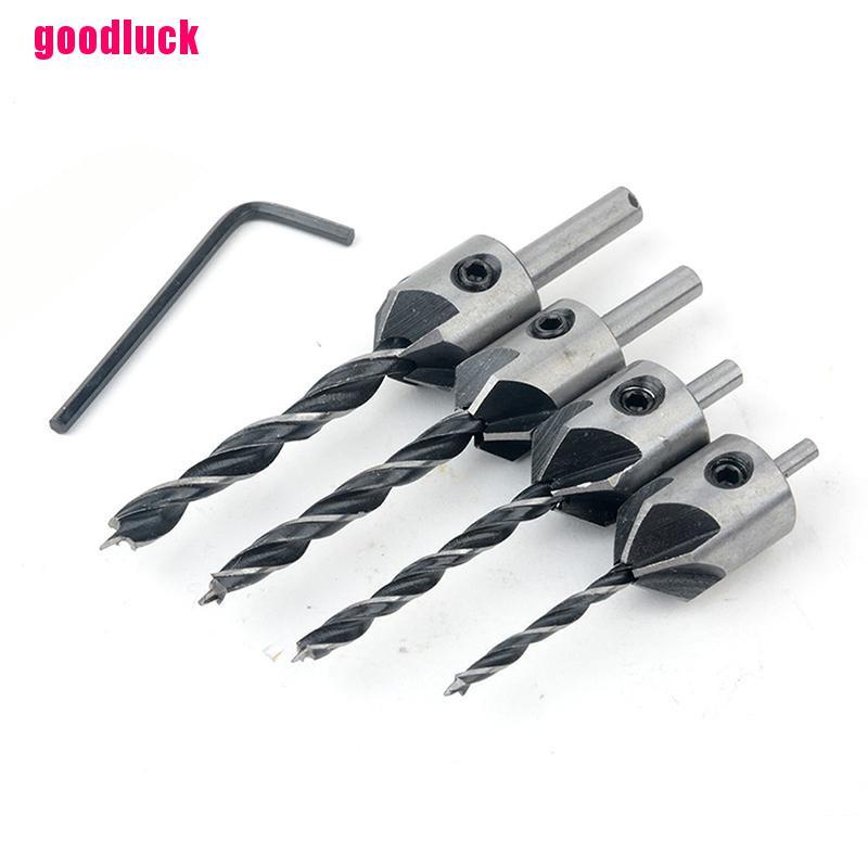 Bộ Mũi Khoan Gỗ 4 3mm-6mm