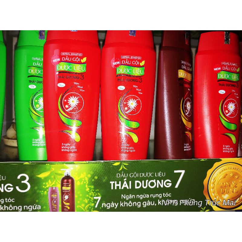 [SIÊU SALE] Dầu Gội Dược Liệu Thái Dương 3 Thái Dương 7 ✅ NPP Phùng Trúc Mai