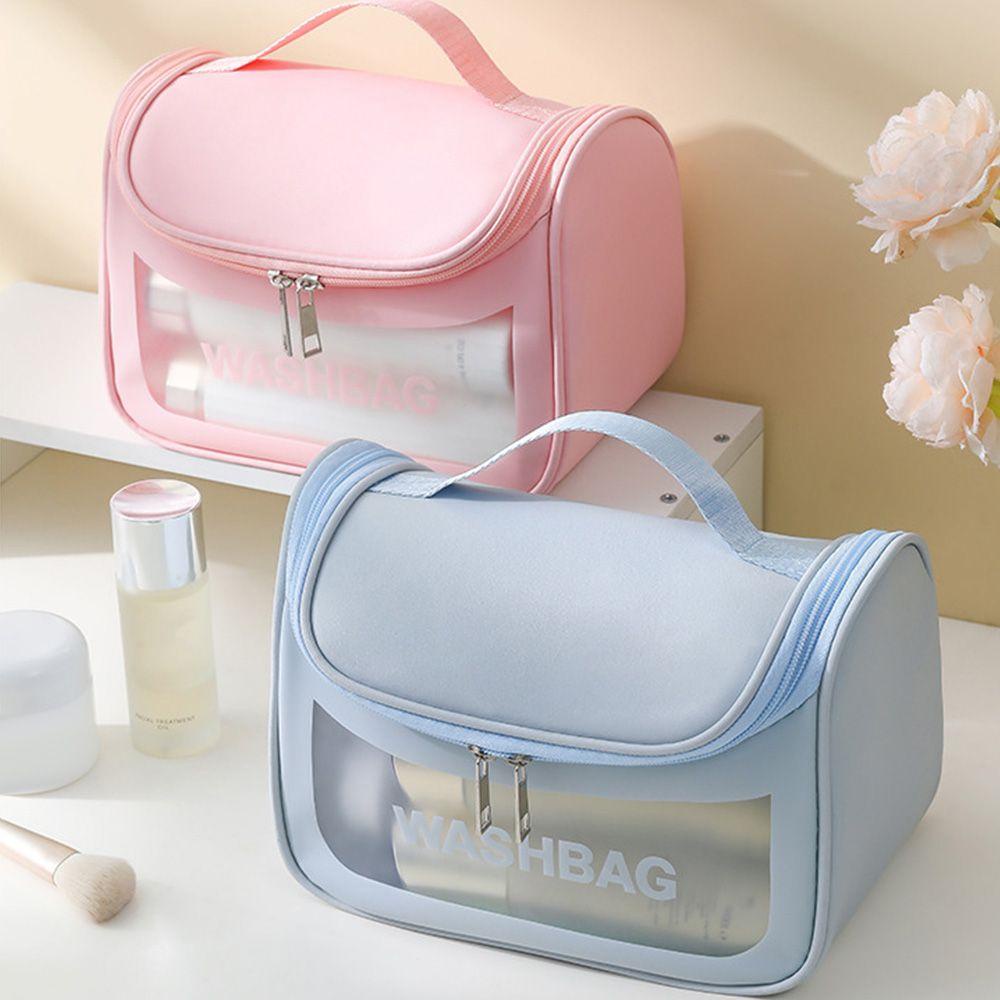 Túi Đựng Mỹ Phẩm Chống Thấm Nước Sức Chứa Lớn Màu Cầu Vồng