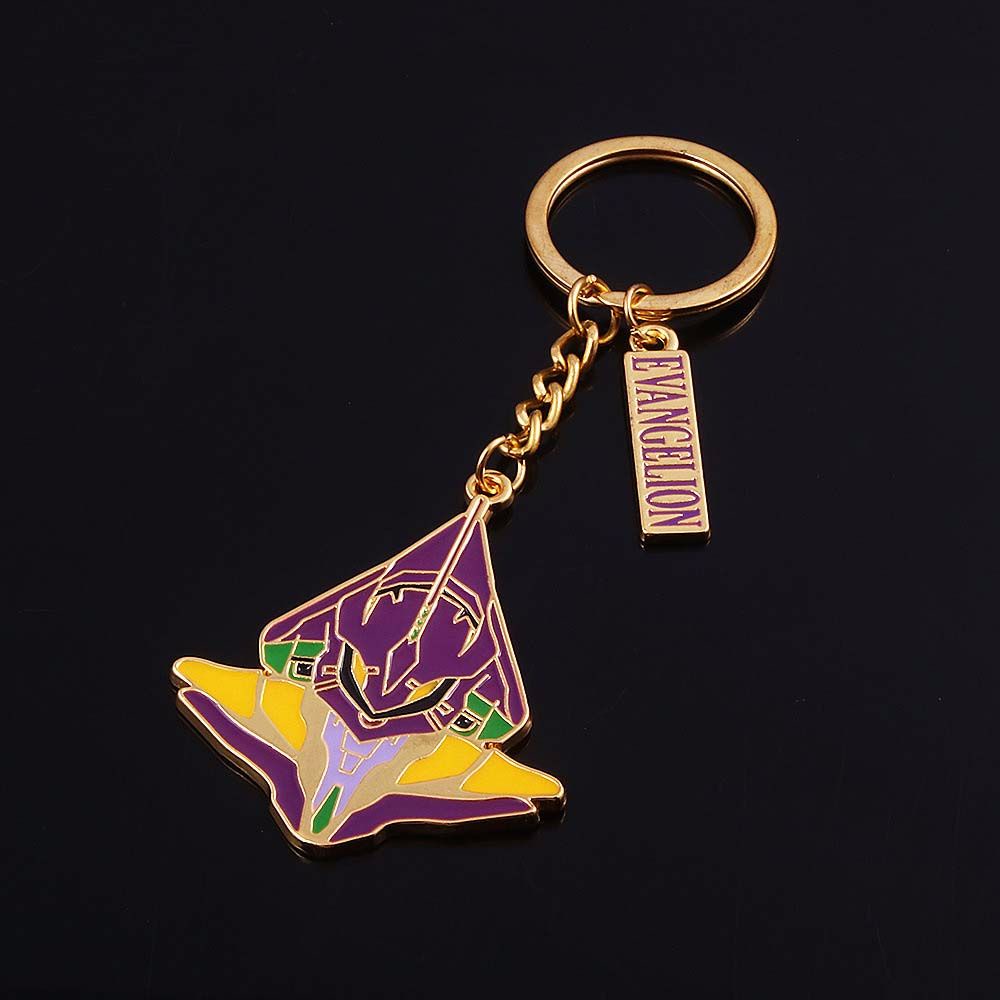Móc chìa khóa bằng acrylic họa tiết anime Evangelion Jewlery Asuka Ayanami Rei thời trang