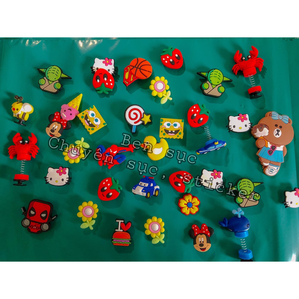 [STICKERS/Jibbiz gắn dép sục, cross] Hình thật, video thật stickers/JB Hàng chuẩn, siêu dễ thương | BigBuy360 - bigbuy360.vn