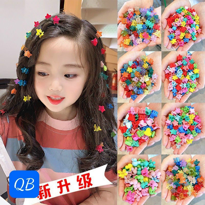 Túi kẹp tóc càng cua mini mix nhiều màu xinh xắn dễ thương phong cách Hàn
