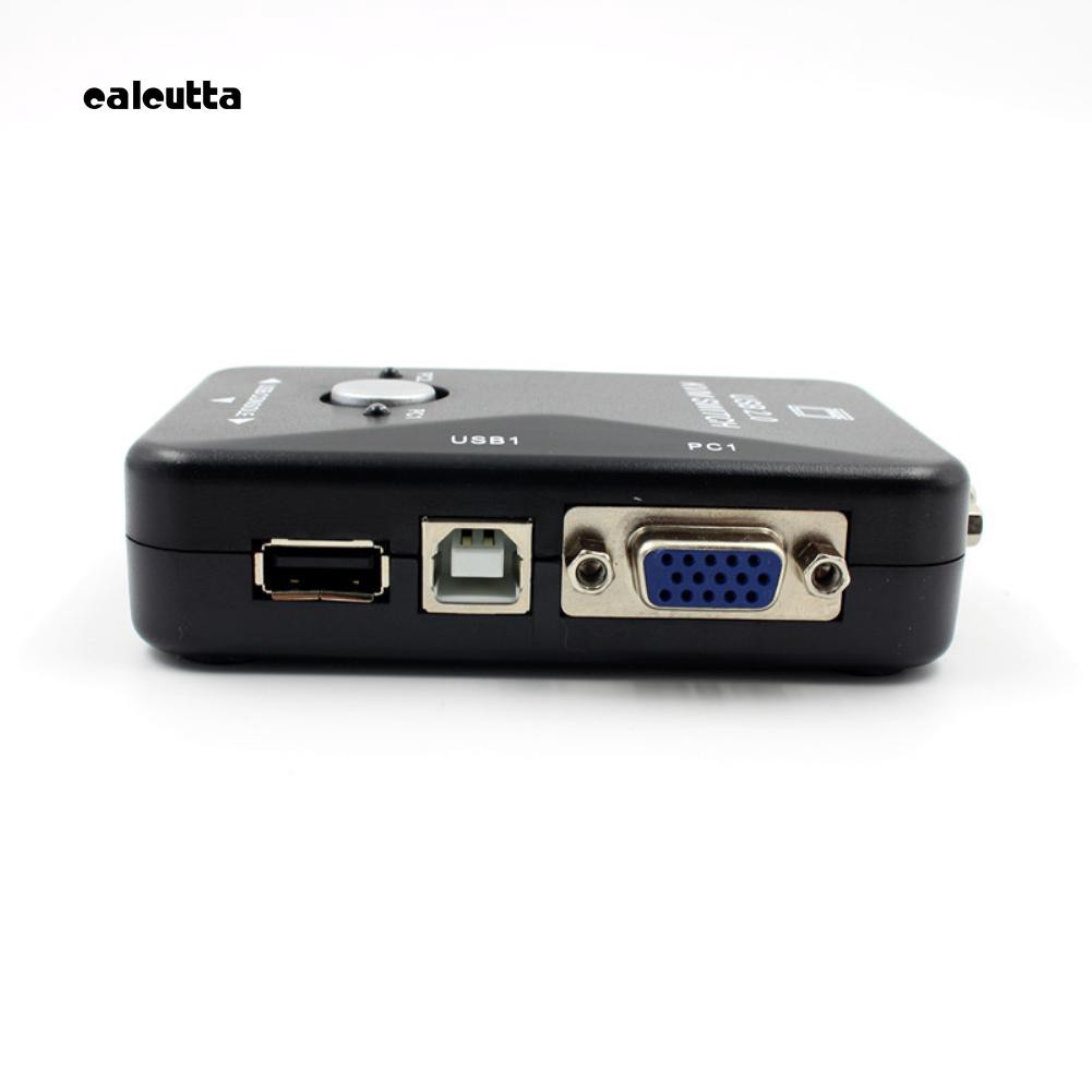 Bộ chuyển đổi 2 cổng USB VGA KVM cho chuột / bàn phím máy tính