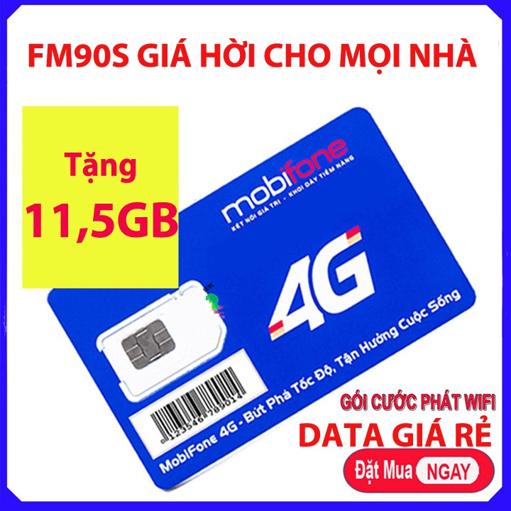 Sim Mobi 4G Đã Kích Dùng Free Data 3 Tháng Không Nạp Tiền Sim Dùng Mạng Cực Khỏe Cho Điện Thoại , Dcom