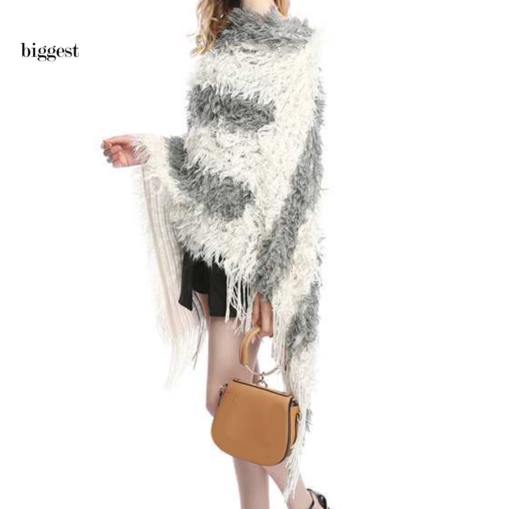 BGT Áo choàng dệt kim dáng rộng màu trơn cho nữ hàng ngày
 | BigBuy360 - bigbuy360.vn