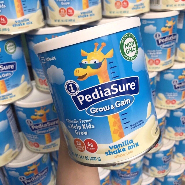 Sữa Pediasure Go &amp; gain Vanilla Shake mix