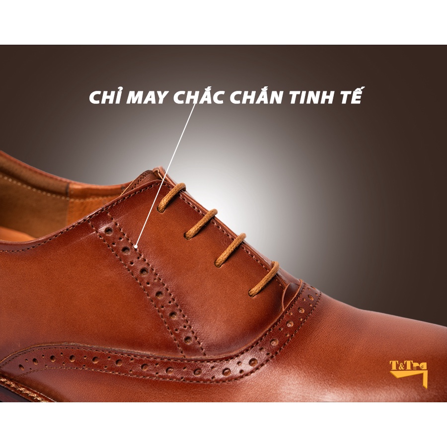 [ 6CM ] Giày Tăng Chiều Cao Nam T&amp;TRA S1025NĐD
