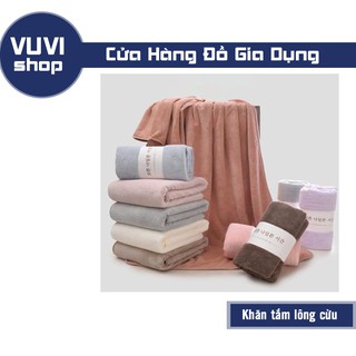 🔰 khăn tắm lông cừu xuất xứ hàn quốc size 70x140 cm
