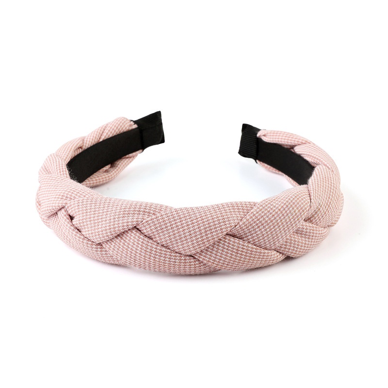 Mới Băng Đô Vải Cotton Họa Tiết Sọc Caro Thời Trang Cho Nữ