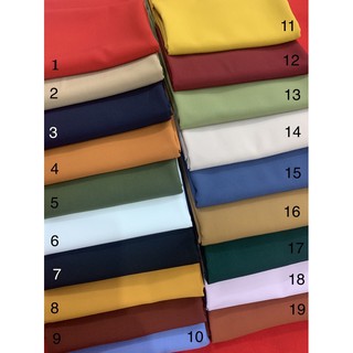 Vải lụa, vải lụa mượt khổ vải 1,5m tiết kiệm, 19màu sắc tươi sáng,có độ rủ cao , thích hợp may đồ bộ,váy,đầm, quần