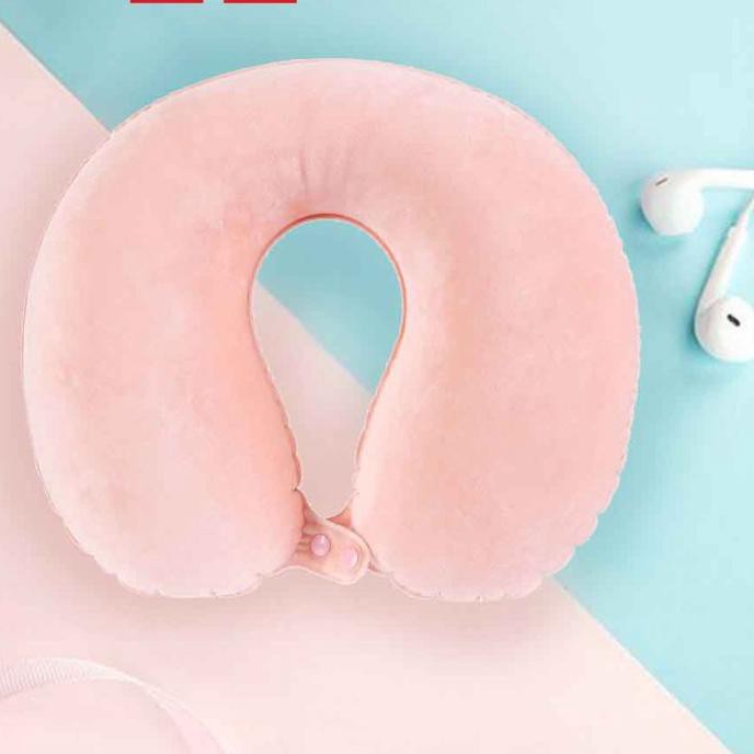 (4.4) X Gối kê cổ bơm hơi hình chữ U MINISO