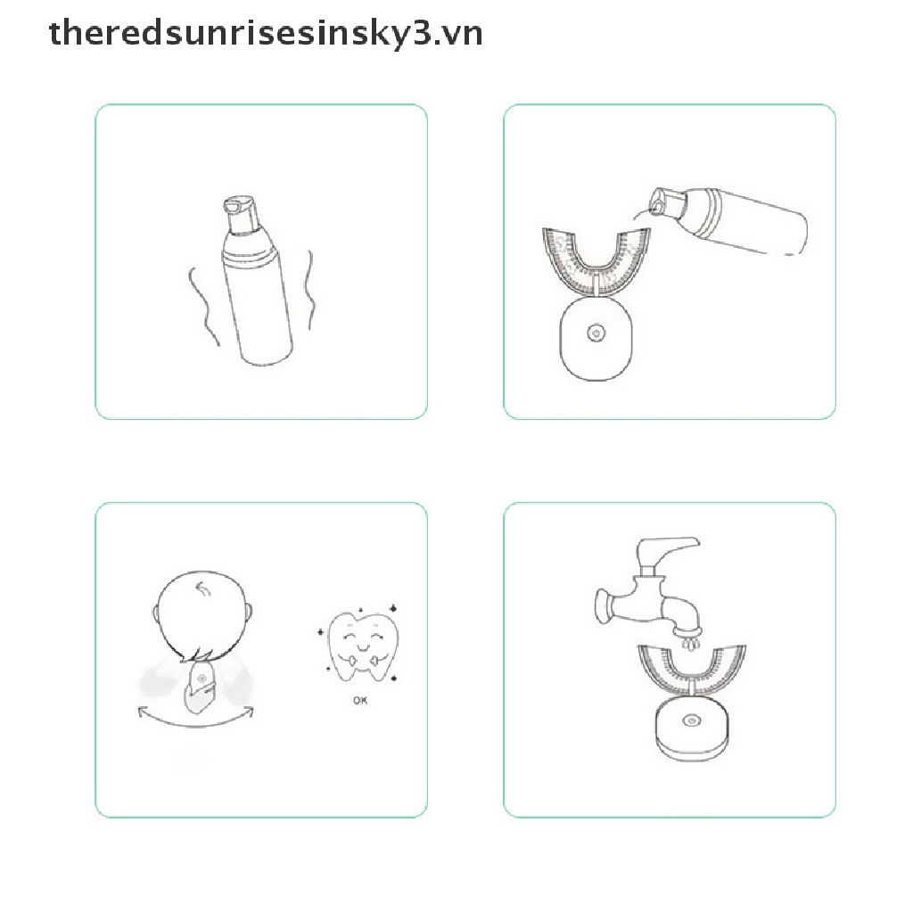 Bàn Chải Đánh Răng Silicone Hình Chữ U An Toàn