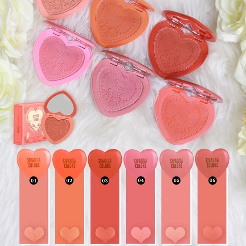 Phấn Má Sivanna Colors So Chic Long-Lasting 16 Hours Blush 6g | BigBuy360 - bigbuy360.vn