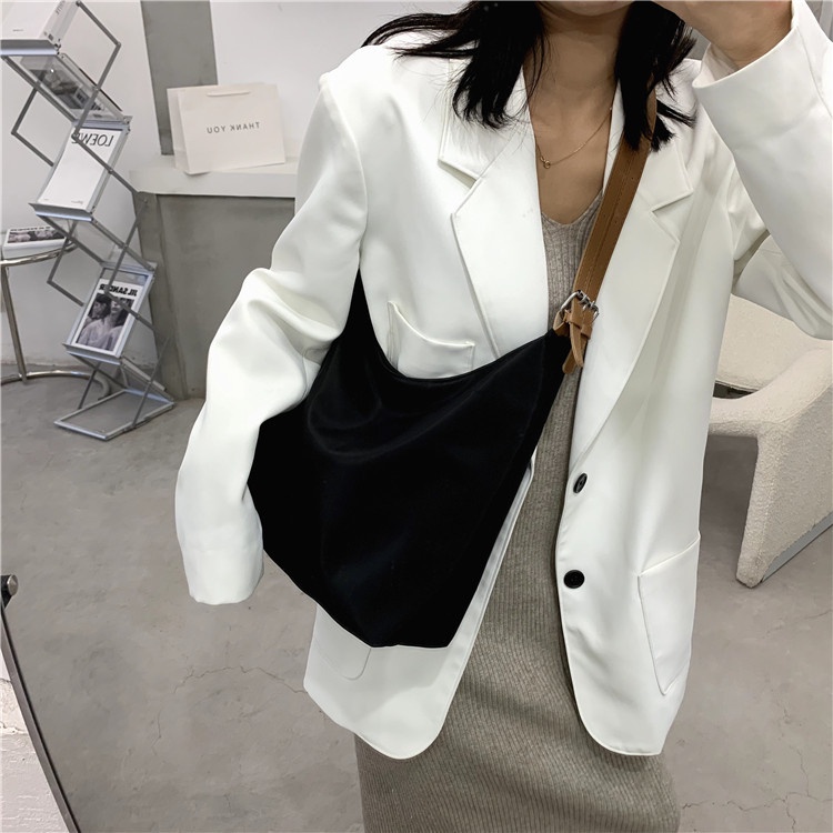 Túi Đeo Vai Oxford Phong Cách Harajuku Hàn Quốc Mới Dễ Phối Đồ Cho Nữ Sinh