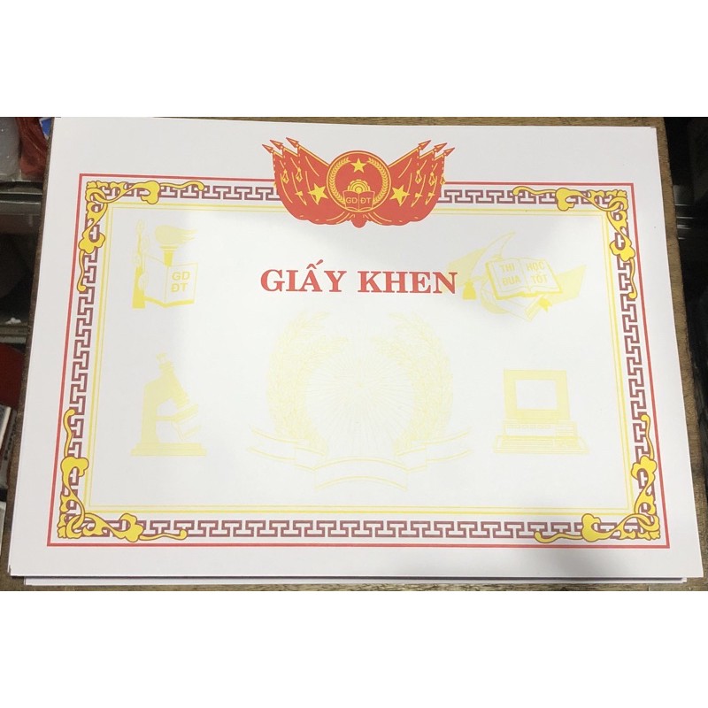 Phôi giấy khen A4(100 tờ/ túi)