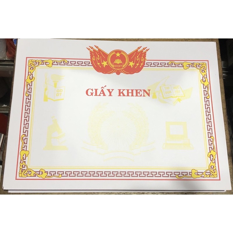 Phôi giấy khen A4(100 tờ/ túi)