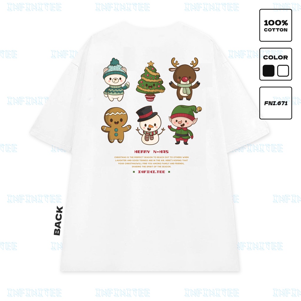 Áo thun INFINITEE Fni0671, Thun 100% Cotton - form rộng Unisex.