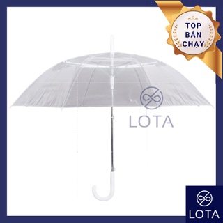 Dù trong suốt 50cm, ô che mưa nắng thời trang, tiện dụng dùng cho văn phòng,đi học làm