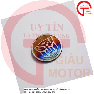 TITAN - TEM BẰNG TITAN LOGO TRANSPORMERS DÁN XE TINH SẢO