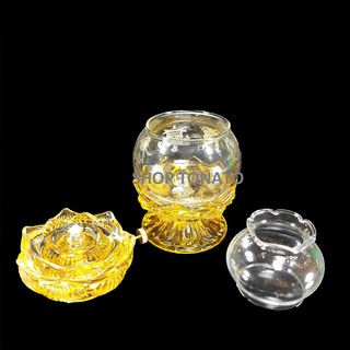 ĐÈN DẦU CÁT TƯỜNG 044 VÀNG CAO 16.5CM