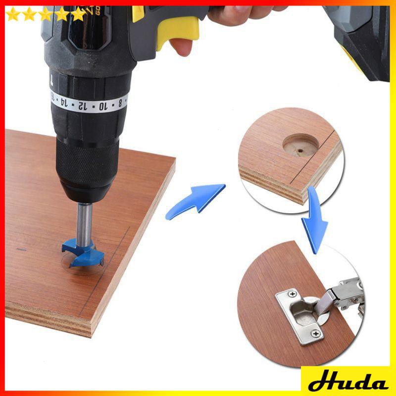 Tấm cữ khoan bản lề giảm chấn  -  đồ làm mộc