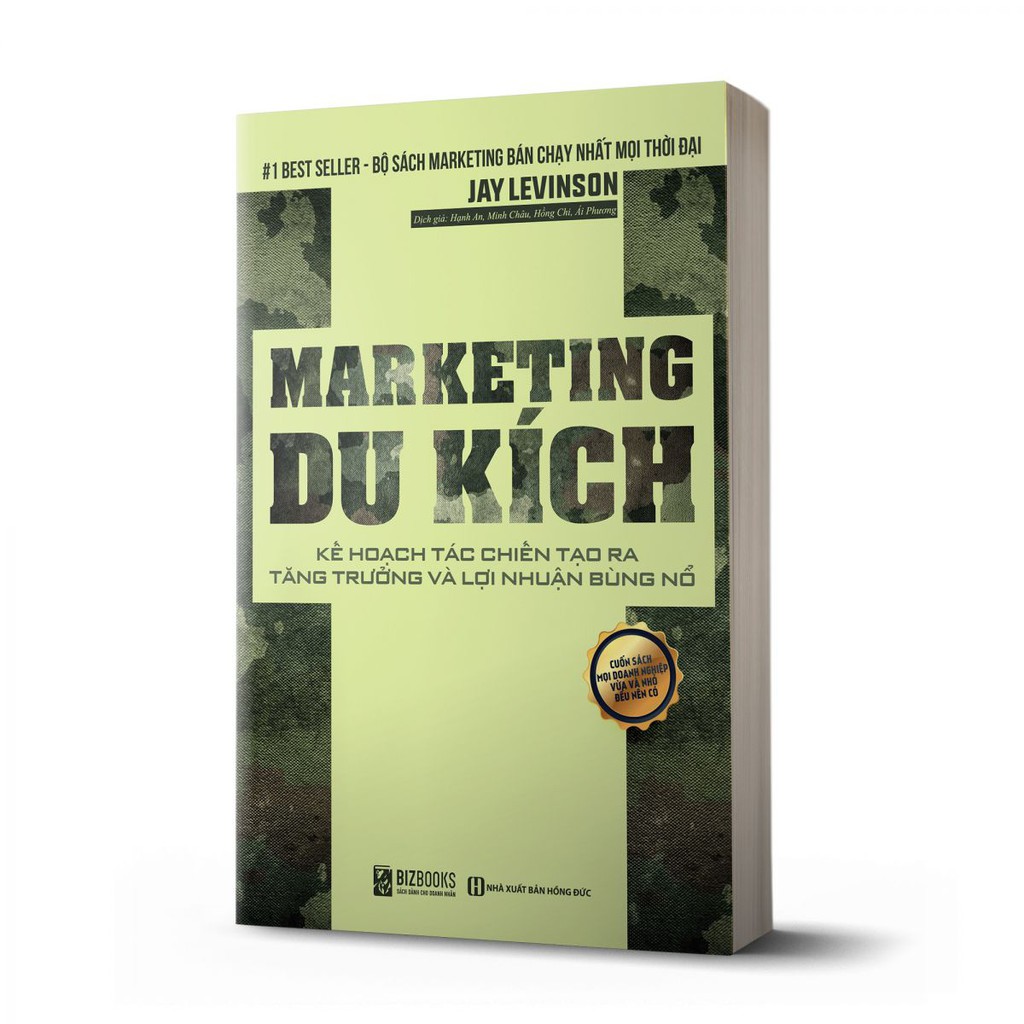 Sách - Marketing Du Kích: Kế hoạch tác chiến tạo ra tăng trưởng và lợi nhuận bùng nổ - BIZ-MKBH-168k-8935246927359