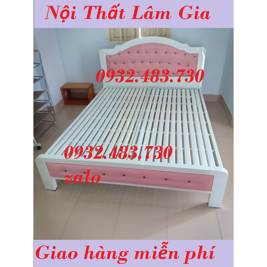 Giường sắt cao cấp mẫu mới 2020