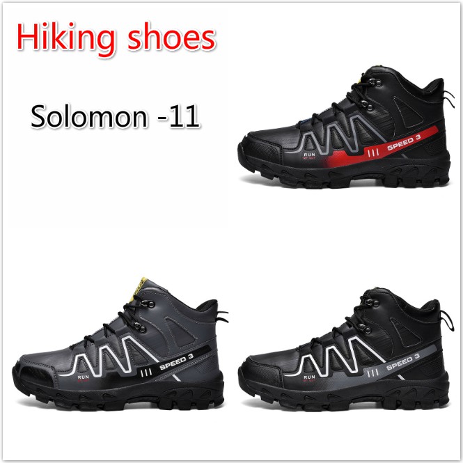 Size 39-47 Đi Bộ Đường Dài Salomon - 11 new Men's Outdoor Hiking Shoes Large Size Travel Mountain climbing Boots # Salomon's Baru Lelaki Hiking Kasut Besar Saiz Perjalanan Gunung Mendaki But